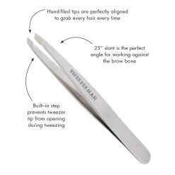 Tweezerman - Slant Tweezer Classic 14 Tweezerman - Slant Tweezer Classic -The French Pharmacy 1231 RSlantTweezerClassicinfographic