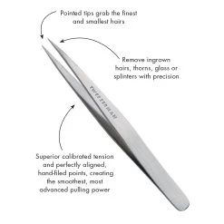 Tweezerman - Point Tweezer Classic 11 Tweezerman - Point Tweezer Classic -The French Pharmacy 1240 RPointTweezerClassicInfographic