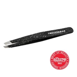 Tweezerman - Slant Tweezer Dusted Onyx -The French Pharmacy 1256 BDRSlantTweezerDustedOnyx2