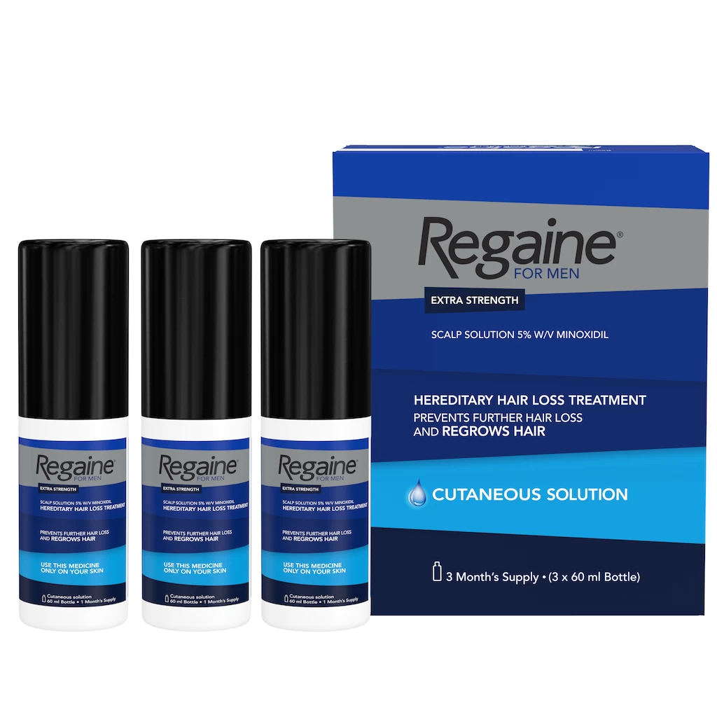 Regaine - For Men Extra Strength Scalp Solution 3X60ml 1 Regaine - For Men Extra Strength Scalp Solution 3X60ml