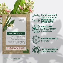 Klorane - Galangal Powder Mask 8x3g -The French Pharmacy 3282770100914 2