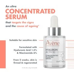 Avène - Hyaluron Activ B3 Serum 30ml 9 Avène - Hyaluron Activ B3 Serum 30ml -The French Pharmacy 3282770153101 Hyaluron Activ B3 Concentrated plumping serum 0528431001685530416