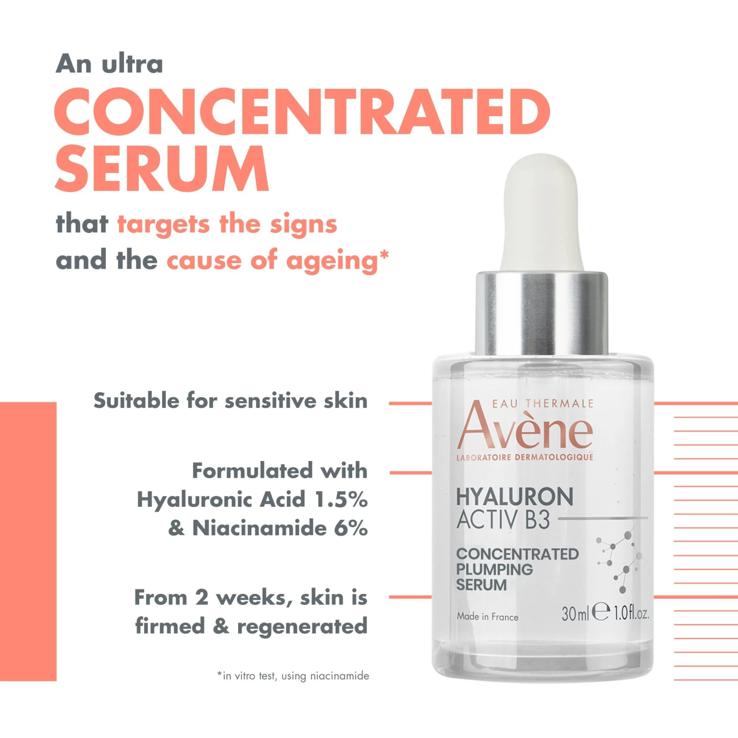 Avène - Hyaluron Activ B3 Serum 30ml 3 Avène - Hyaluron Activ B3 Serum 30ml - Image 3