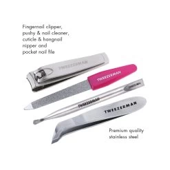 Tweezerman - Mini Nail Rescue Kit -The French Pharmacy 4073 RMiniNailRescueKitInfographic