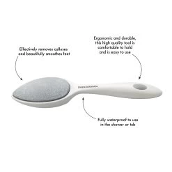 Tweezerman - Sole Smoother Antibacterial Callus Stone -The French Pharmacy 5069 RSoleSmootherInfographic