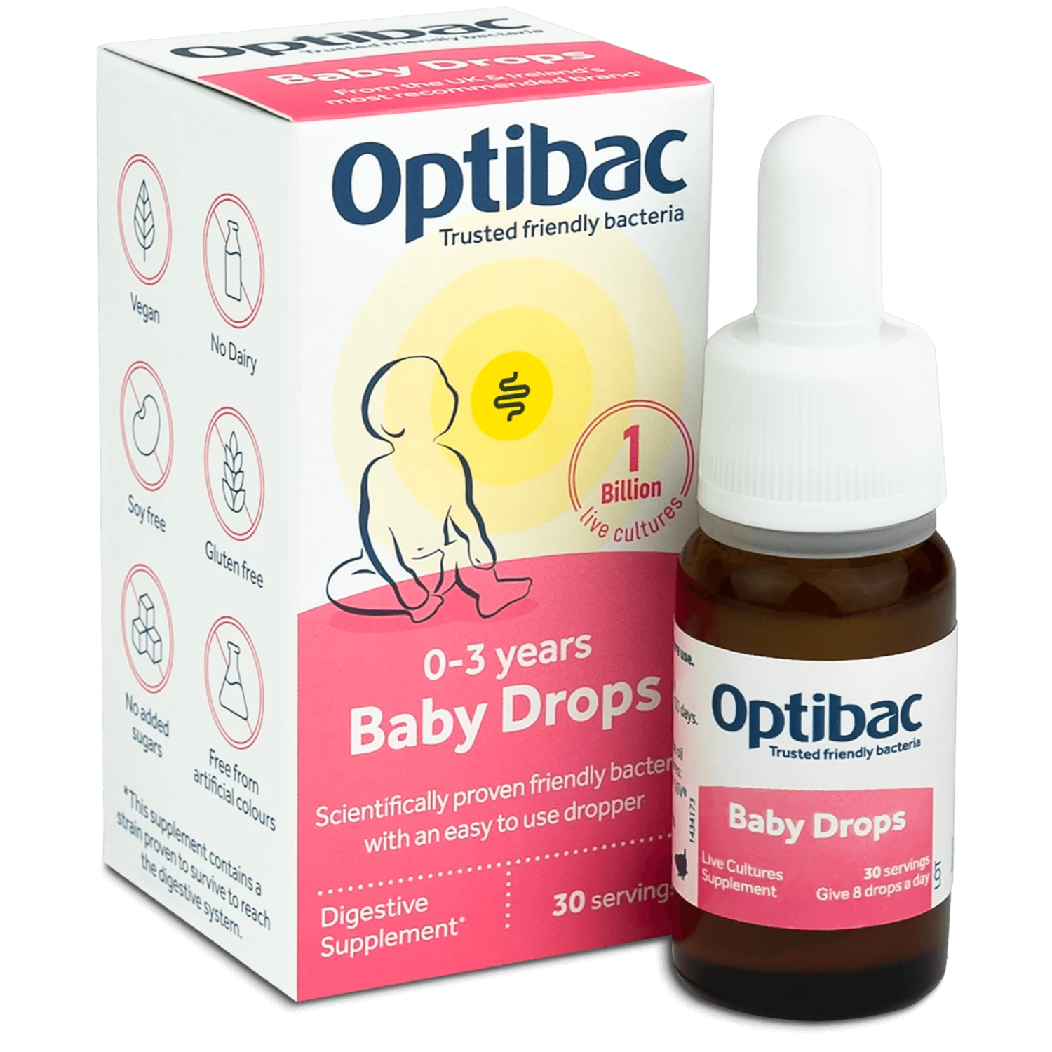 Optibac - Baby Drops 0-3 Years 30 Doses 3 Optibac - Baby Drops 0-3 Years 30 Doses - Image 3