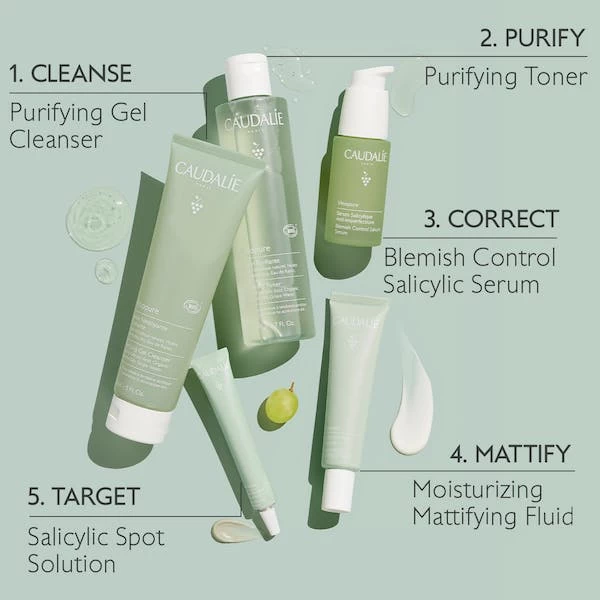 Caudalie - Vinopure Purifying Gel Cleanser 6 Caudalie - Vinopure Purifying Gel Cleanser - Image 6