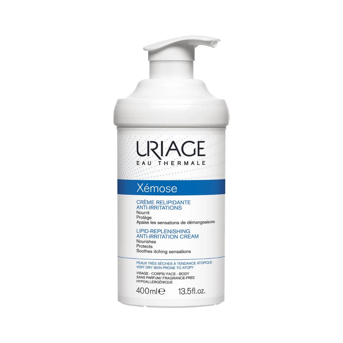 Uriage - Xémose Lipid Replenishing Cream 400ml 1 Uriage - Xémose Lipid Replenishing Cream 400ml