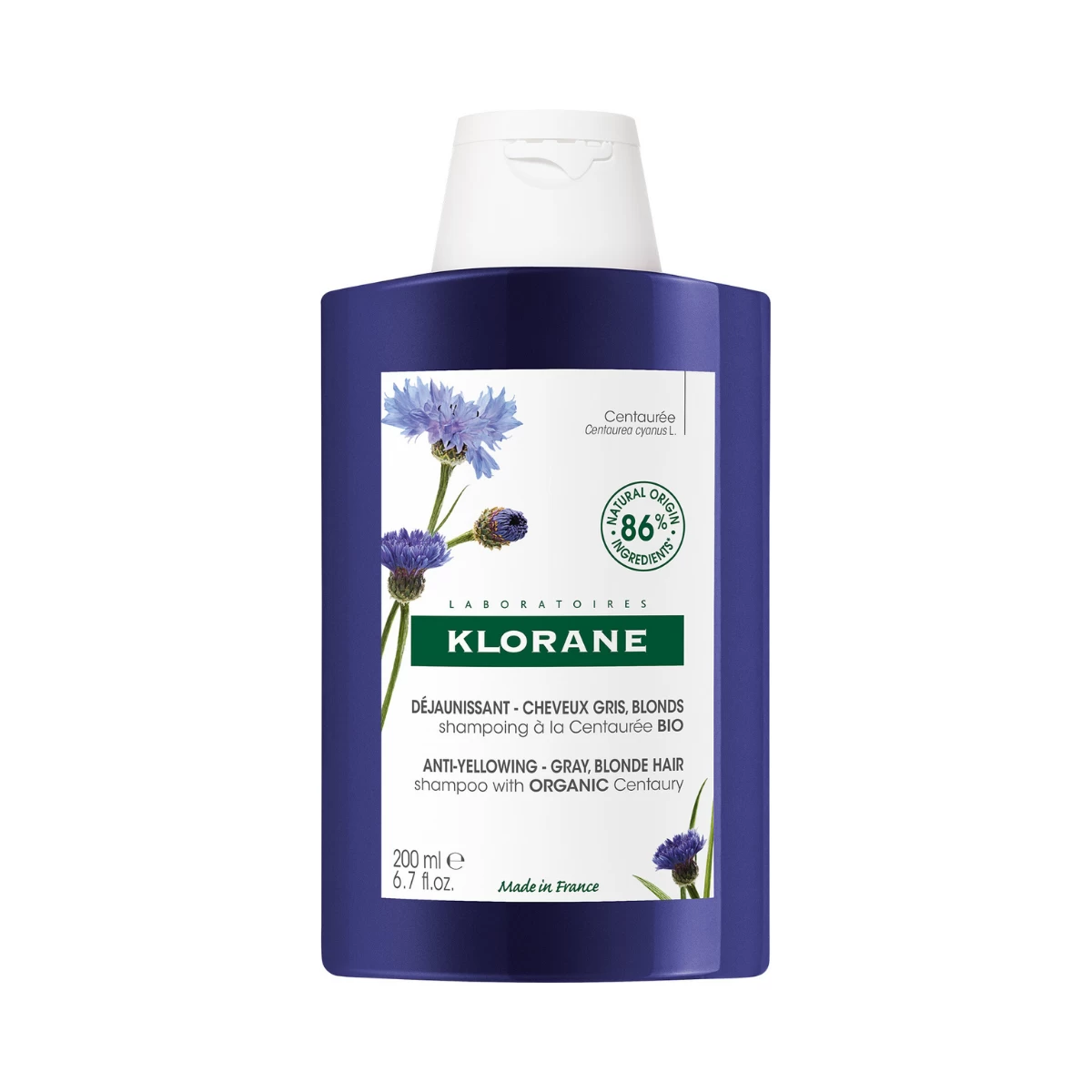 Klorane - Centaury Anti Yellowing Shampoo 1 Klorane - Centaury Anti Yellowing Shampoo