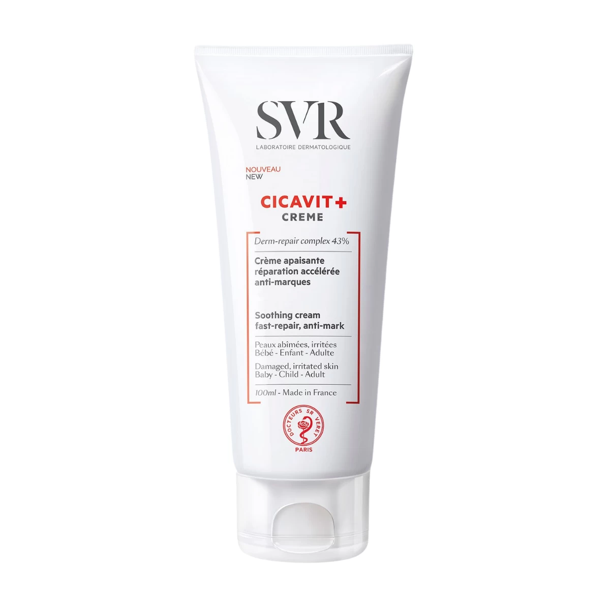 SVR - Cicavit+ Cream 100ml 2 SVR - Cicavit+ Cream 100ml - Image 2
