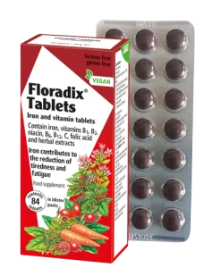 Floradix - Iron & Vitamin Tablets 84 Tablets