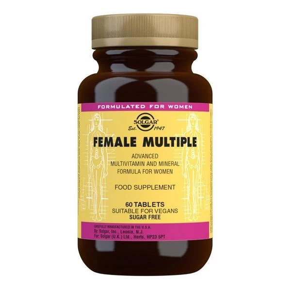 Solgar - Female Multiple 60 Tablets 1 Solgar - Female Multiple 60 Tablets