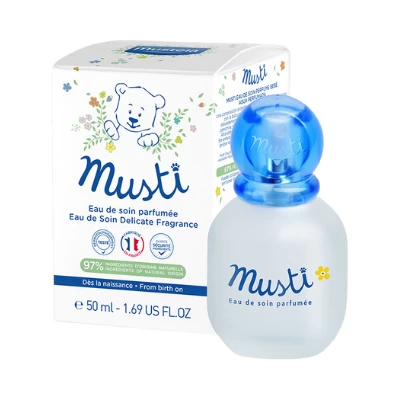 Mustela - Musti Eau De Soin Delicate Fragrance 50ml 2 Mustela - Musti Eau De Soin Delicate Fragrance 50ml - Image 2