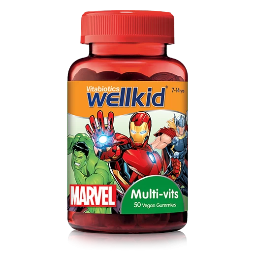 Vitabiotics - Wellkid Marvel Multi-vitamins 50 Vegan Soft Jellies 1 Vitabiotics - Wellkid Marvel Multi-vitamins 50 Vegan Soft Jellies