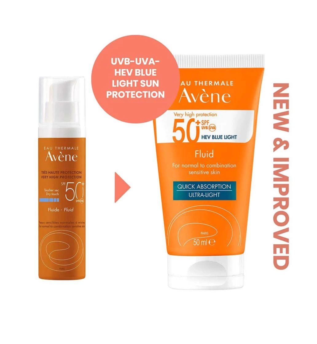 Avène - Sun Protection Fluid Ultra Light SPF50 50ml 2 Avène - Sun Protection Fluid Ultra Light SPF50 50ml - Image 2