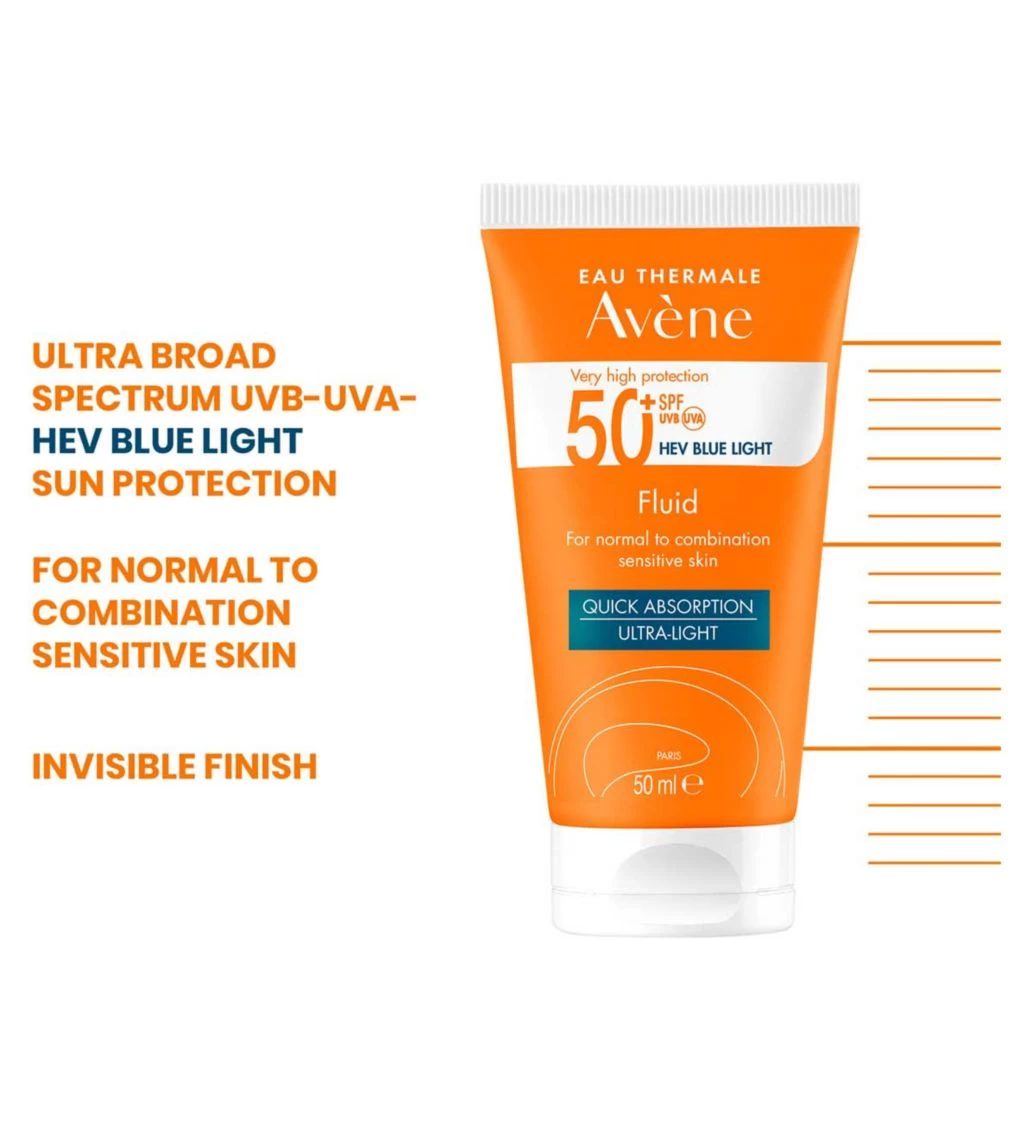 Avène - Sun Protection Fluid Ultra Light SPF50 50ml 3 Avène - Sun Protection Fluid Ultra Light SPF50 50ml - Image 3